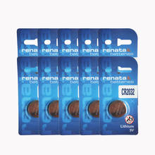 20pcs/lot Swiss 2032 Renata Button CR2032 Watches 3V Remote Control Toy Battery High-Performance Button Batteries 2024 - buy cheap