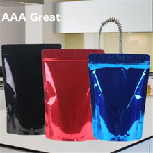 Aluminum Foil Coffee Ziplock Bag Stand Up Thick Foil Coffee Beans Packaging Bags Food Storage Colorful Gifts 50Pcs/Lot 2024 - buy cheap