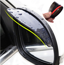 Universal Car Accessories Rearview Mirror Rain eyebrow Rain Cover for Peugeot 206 307 406 407 207 208 308 508 2008 3008-6008 2024 - buy cheap