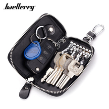 Genuine Leather Keychain Wallet Multi-function Car Key Holder Zipper Key Organizer Casual Car Key Case New Man Woman Key Wallet 2024 - buy cheap
