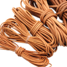 10 meters DIY Accessories Material Vintage Leather Round Leather Rope Line Original Color Handmade 1 1.5 2 3 4 5mm 2024 - buy cheap