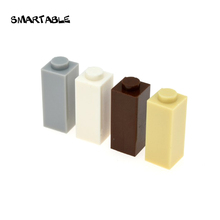 Smartable-piezas de bloques de construcción MOC para niños, juguete educativo Compatible con todas las marcas de ciudad, 1x1x2, 60 unids/lote 2024 - compra barato