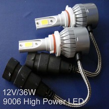 Lâmpada de led para carro, alta qualidade, 12v, 36w, hb3, hb4, h13, hb1, hb2, 9007, 880, 881, 9012, farol de neblina, cob, frete grátis, 2 lâmpadas 2024 - compre barato