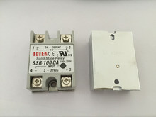 1PCS SSR100DA SSR-100DA Manufacturer 100A ssr relay,input 3-32VDC output 24-380VAC 2024 - buy cheap