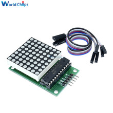 MAX7219 Dot Led Matrix Module MCU LED Display Control Module 5V Interface Module 8 x 8 Output Input Common Cathode For Arduino 2024 - buy cheap