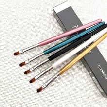 Single Soft Hair Portable Lip Makeup Brush High-grade Accessories Lipstick Brush Wood Handle  Beauty Cosmetic Tool For Beginners 2024 - buy cheap