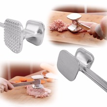 Kitchen Tools Two Sides Aluminum Meat Hammer Mallet Tenderizer Beef Chicken Steak Porks Size SML Wholesale 2024 - buy cheap