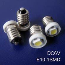 Высокое качество DC6.3V E10,E10 Led свет, E10 Led,E10 лампа 6V,E10 LED лампа, E10 свет 6,3 V,E10 индикаторная лампа, Бесплатная доставка 50 шт./лот 2023 - купить недорого