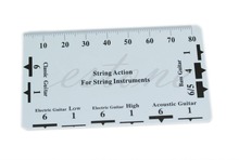 Medidor de ação de cordas de guitarra, ferramenta de medição de baixo, clássico, elétrico, acústico 2024 - compre barato