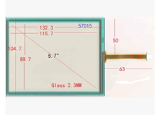 133*105 mm new 5.7 inch 57015 57005 industrial control touch screen 1.25 spacing 2024 - buy cheap