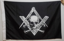 Bandeira maçônica quente venda de produtos, 3x5ft 150x90cm faixa de latão com furos de metal 2024 - compre barato