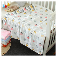 Manta de algodão de musselina para bebê, 6 camadas, cobertor, cogumelo, gaze, cobertor para bebê recém-nascido, roupa de banho 2024 - compre barato