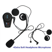 Bluetooth-гарнитура мотоциклетная с поддержкой Bluetooth и FM-радио, 500 м 2024 - купить недорого