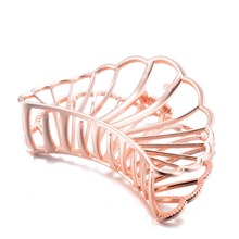 Fashion Women Brand Hair Jewelry Big Geometric Hair Claws Ornaments Gold Metal Crystal Hair Crab Clip Wedding Hair Accessories 2024 - buy cheap