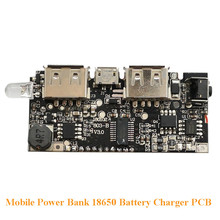 Cargador de batería de litio 18650, placa de módulo PCB Digital, doble USB, 5V, 1A, 2.1A 2024 - compra barato