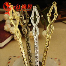 5pcs 15*132MM Bohemian style bob long hair stick women gold Hairpin vintage hairwear diy hair jewelry headdress copper fittings 2024 - buy cheap