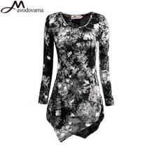 AVODOVAMA M 2018 New Print Fashion Casual O-neck Long Sleeve Tops Women Female Shirts Plus Size Blouses 2024 - buy cheap