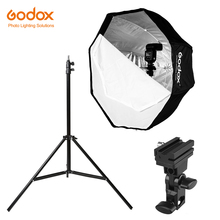 Godox 31.5in 80cm Octagon Umbrella Softbox 200cm Light stand Umbrella Hot Shoe Bracket Kit for Speedlite Flash 2024 - buy cheap