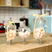 Transparent High quality glass bottle Kitchen Storage small glass bottle Food Ingredient Biscuit Storage bottle glass Candy Jar 2024 - buy cheap