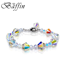 Baffin Colorful Beads Strand Bracelet Bangles Crystals From Swarovski Wrap Bracelet Charm Hand Jewelry For Women Wedding Gift 2024 - buy cheap