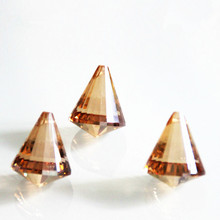 50 pçs/lote 30mm ouro champagne cristal prisma diamante bolas para lustre peças DIY porta cortina acessórios decoração frete grátis 2024 - compre barato