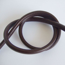 1Yard Brown Color Licorice Genuine Leather Cord For Bracelet Necklace Making Rope DIY Fashion jewelry Accessories 10*6mm 2024 - buy cheap