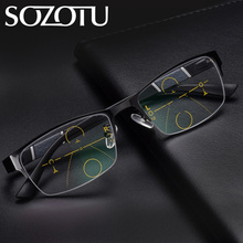 Multi-focal Progressive Reading Glasses Men Women Presbyopic Spectacles Eyeglasses Unisex Eyewear +1.0+1.5+2.0+2.5+3.0+3.5 YQ145 2024 - buy cheap