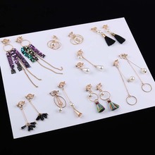 De moda versión coreana borla perla simulada círculo Clip en pendientes lindo sin perforado para las mujeres boda fiesta Clip de oreja 2024 - compra barato