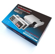 Mini Retro Classic Video Game Console Embutido 620 Jogos Bit 8 PAL & NTSC TV Família jogador handheld do jogo Duplo gamepads 2024 - compre barato