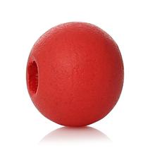Wood Spacer Beads Round Watermelon Red About 6mm( 2/8") Dia, Hole: Approx 1.8mm-2.4mm, 200 PCs new 2024 - buy cheap