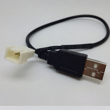 Cable adaptador USB A macho A ventilador, 2 pines, 3 pines, 5V, 10 Uds. 2024 - compra barato