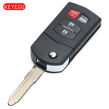 Keyecu Flip Remote Key 315MHz 4D63 Chip Fob for Mazda 3 6 MX-5 Miata 2005-2010 FCC: BGBX1T478SKE125-01 2024 - buy cheap