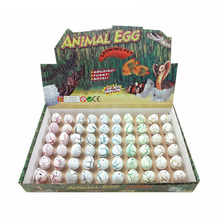 60pcs/lot Novel Water Hatching Inflation Dinosaur Egg Watercolor Cracks Grow Egg Educational Toys Interesting Gift For Kids 2024 - buy cheap