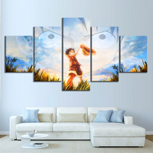 Prints Pictures Home Wall Art 5 Panel One Piece Painting Modular Animation Poster Creative On Canvas For Living Room Decoration 2024 - buy cheap