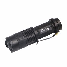 5 Colors Q5 2000 Lumens Aluminum alloy led Torch Zoomable Waterproof LED Flashlight Torch Light 2024 - buy cheap