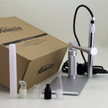 Цифровой микроскоп 1-500X 8 светодиодный 2 МП электронный металлический лупа USB трубка для осмотра зубов HD лупы ручка Видео Камера Эндоскоп 2024 - купить недорого