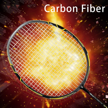 Professional Carvon 4U Badminton Racket Strung Bags Super Light Rackets 28lbs String Sport Z Speed Force Racquet Padel Raket 2024 - buy cheap