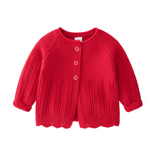 Tops tejidos de manga larga para bebé niña, suéter de punto, chaqueta para niño, suéter para niño, cárdigans, ropa para bebé LZ392, 2019 2024 - compra barato