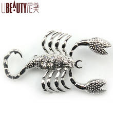 Scorpion Brooch Classic Scarf Brooch Zinc Alloy Rhinestone Jewelry Brooch Pin Bridal Wedding Crystal Animal Brooch 2024 - buy cheap