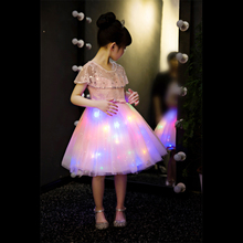 Luxury Flower Girl Dresses for Wedding Beading Kids Formal Dress Birthday Party Dress Ball Gown Lighting Princess Dress B437 2024 - buy cheap