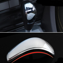 Cotochsun automatic Gear head decoration sticker Shift Knob ABS chrome cover sticker case for Ford Focus 2 2005-2014 2024 - buy cheap
