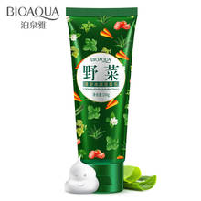 BIOAQUA Wild Fresh Vegetables Moisturizing Facial Cleanser Deep Cleansing Shrink Pores Hydrating Face Care 100g 2024 - buy cheap
