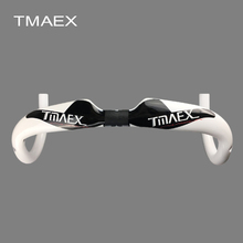 TMAEX-Manillar de fibra de carbono para bicicleta de carretera, barra curvada, 400/420/440mm 2024 - compra barato