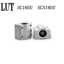 High quality 4pcs/lot SC16UU SCS16UU 16mm Linear Ball Bearing Linear Motion Slide Block CNC Router factory direct 2024 - buy cheap