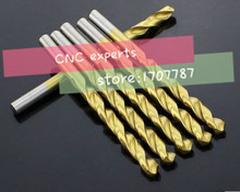 Brocas giratorias de vástago recto recubierto de titanio y acero de alta velocidad para metal, 10 Uds., 0,5mm-5,0mm, 1mm/1,5mm/2mm/2,5mm/3mm/4mm/5mm) 2024 - compra barato