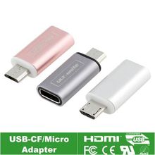 Переходник «Мама-Micro USB», «папа», «Type-c»-Micro USB, 3 А, быстрая зарядка 2024 - купить недорого