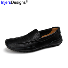 Venda quente Gommino Condução Sapatos Masculinos Slip-On Mocassins Homens Luz Respirável Sapatos de Barco Casuais Hard-Wearing Plus tamanho 37-46 Mocasines 2024 - compre barato