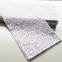 1 piece cotton patchwork fabrics 50cmx50cm crafts dolls textile sewing cloth purple fat quarter telas tecido tilda tissue fabric 2024 - buy cheap