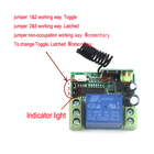 Interruptor de controle remoto dc 12v 1ch, interruptor remoto sem fio 1 transmissor + 2 receptores 315/433mhz sku: 5182 - foto 2026 Interruptor de controle remoto dc 12v 1ch, interruptor remoto sem fio 1 transmissor + 2 receptores 315/433mhz sku: 5182 - foto 2026