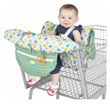 Green Shopping Cart Baby Seat Cover, Restaurant High Chair Pad - Insert Cushion Holder for Boys, Girls, Infants, Toddler 2024 - buy cheap